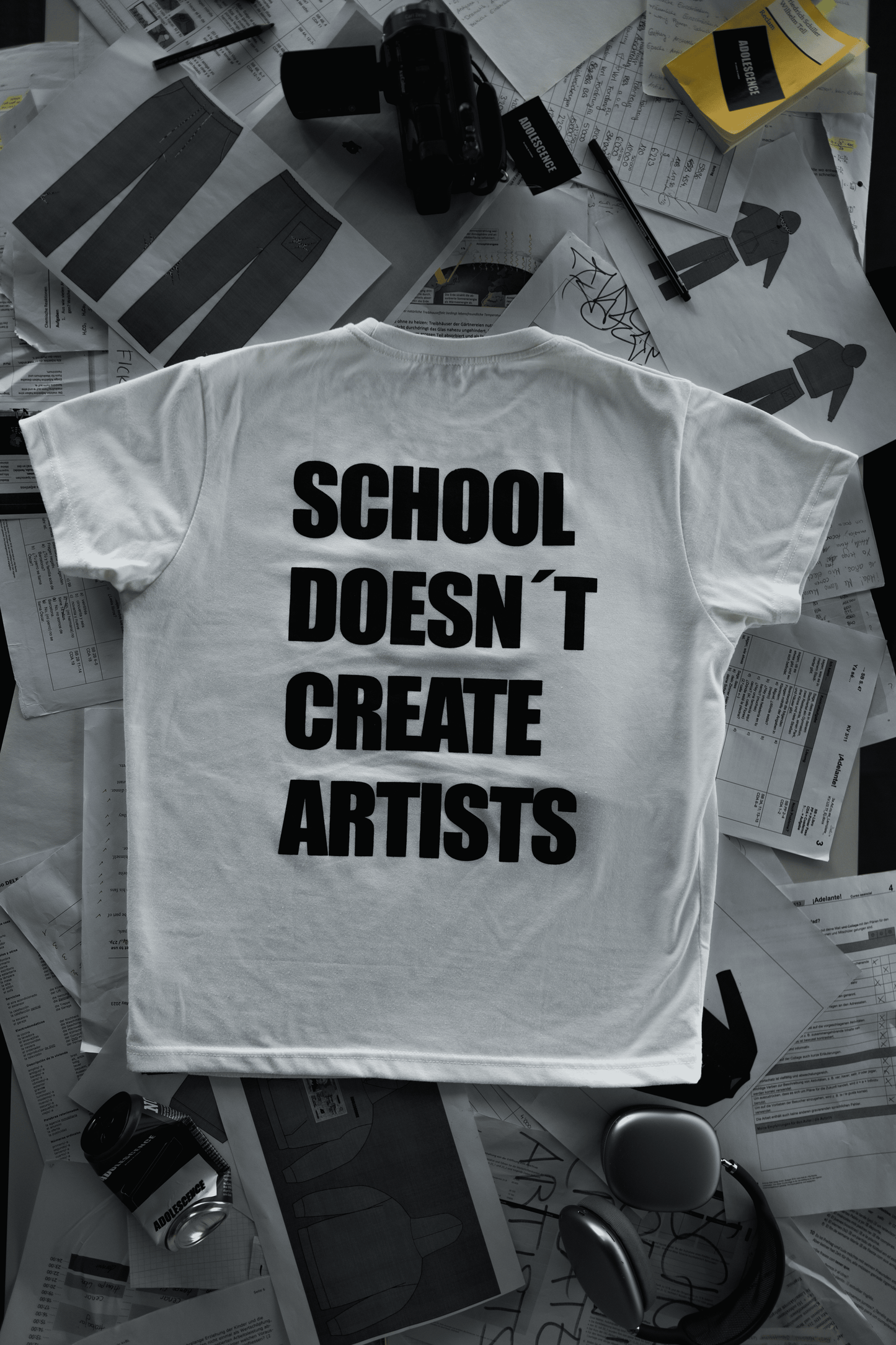 SCHOOL DOESN'T CREATE ARTISTS
